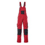 Mascot Augsburg Unique Latzhose – rot/schwarz