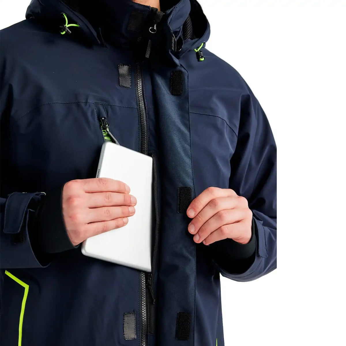 Blåkläder 4484 Stretch Winterjacke – dunkelmarine/gelb