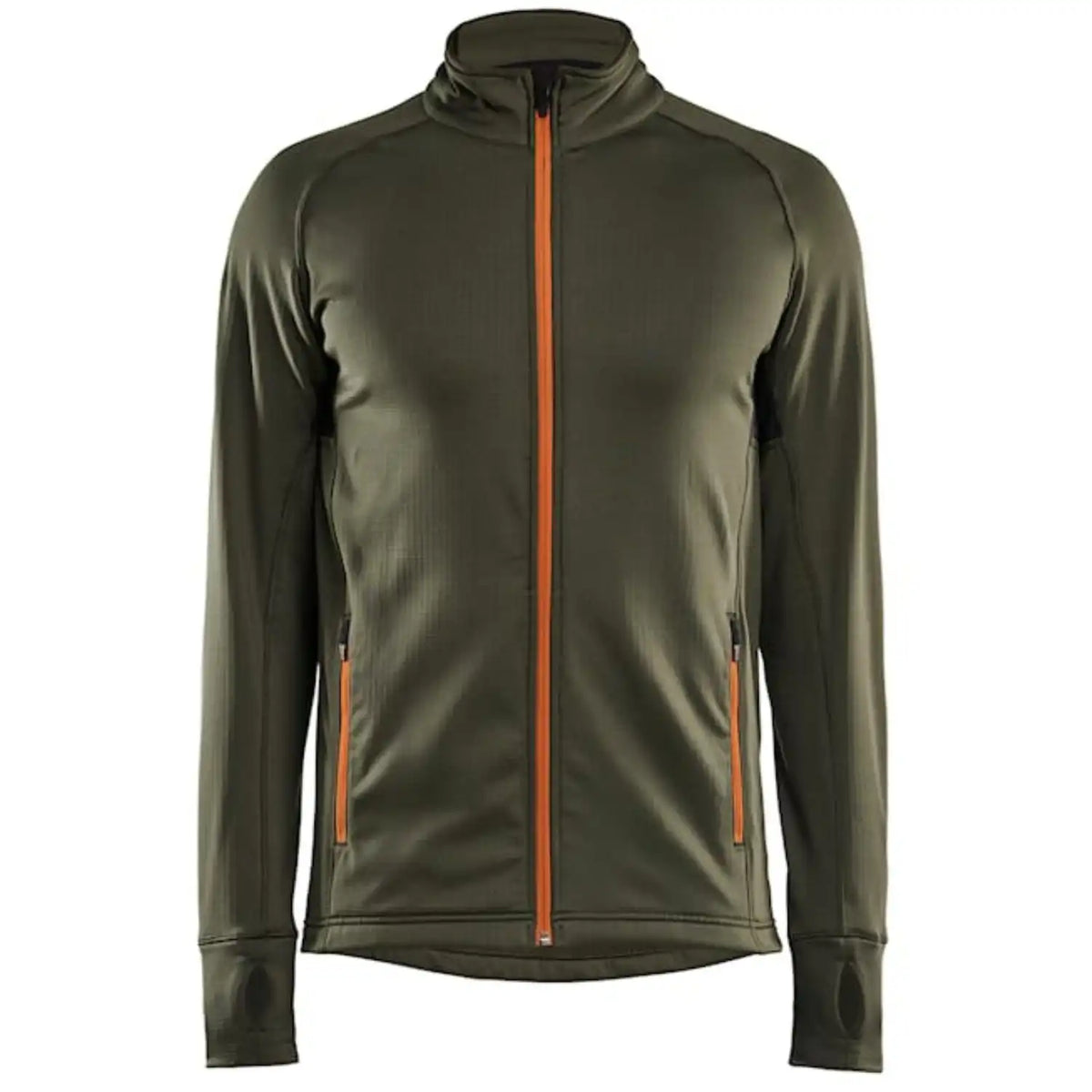 Blåkläder Striker Fleecejacke – waldgrün/rost