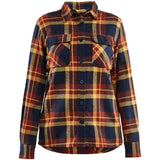 Blåkläder Damen Striker Flanellhemd – rostrot/dunkelblau