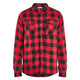 Blåkläder Striker Flanellhemd – rot/schwarz