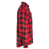 Blåkläder Striker Flanellhemd – rot/schwarz