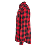 Blåkläder Striker Flanellhemd – rot/schwarz