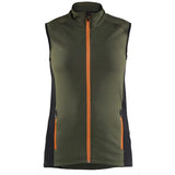 Blåkläder Damen Striker Fleeceweste – waldgrün/rost