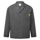 Portwest AS18 ESD Antistatik Laborjacke – grau