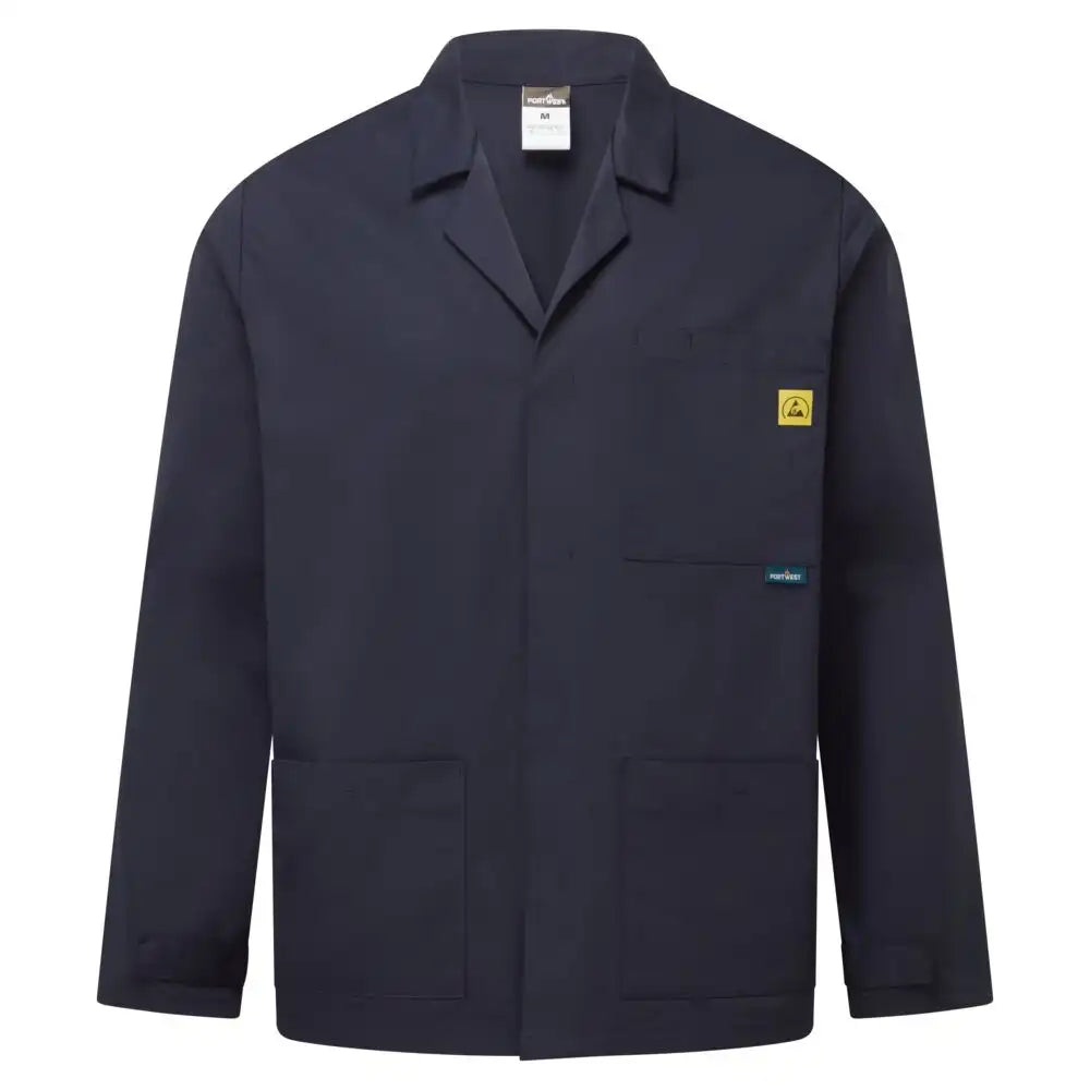 Portwest AS18 ESD Antistatik Laborjacke – marine