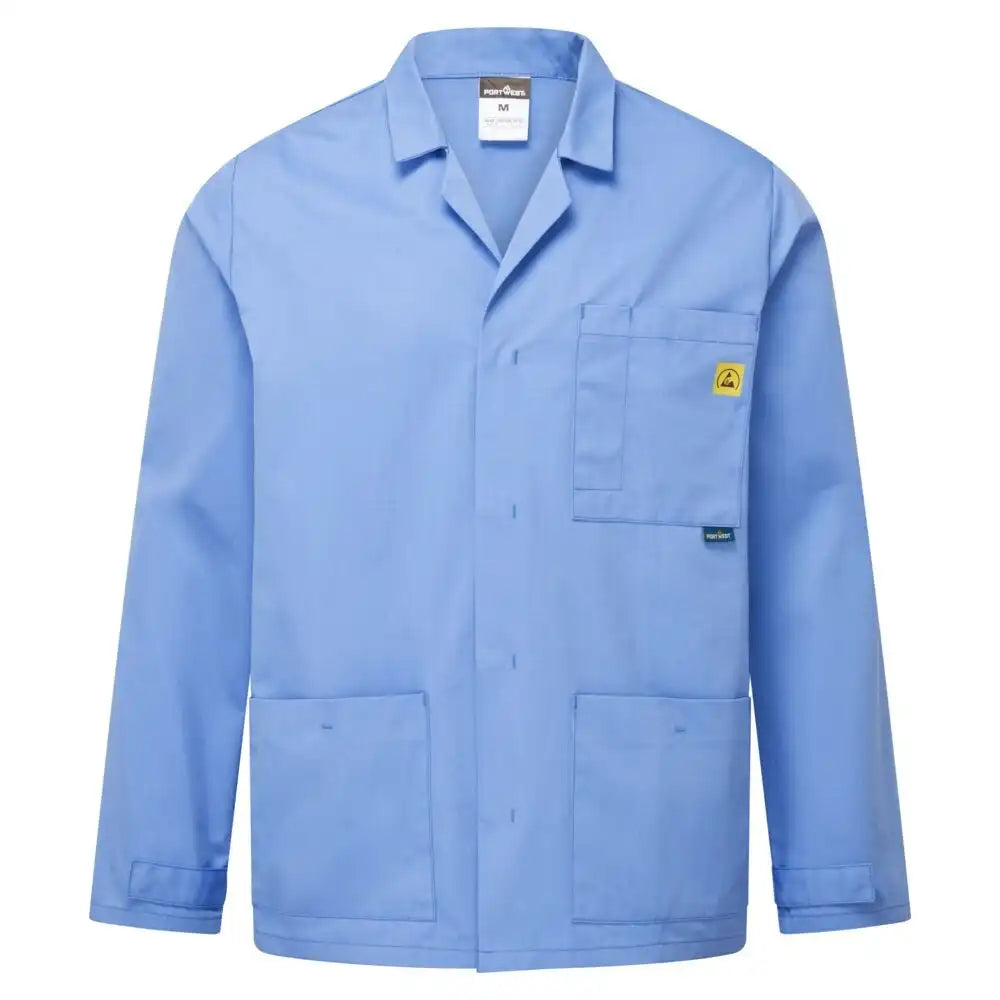 Portwest AS18 ESD Antistatik Laborjacke – hellblau
