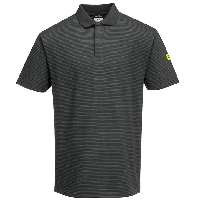 Portwest AS21 ESD Antistatik Polo-Shirt – grau
