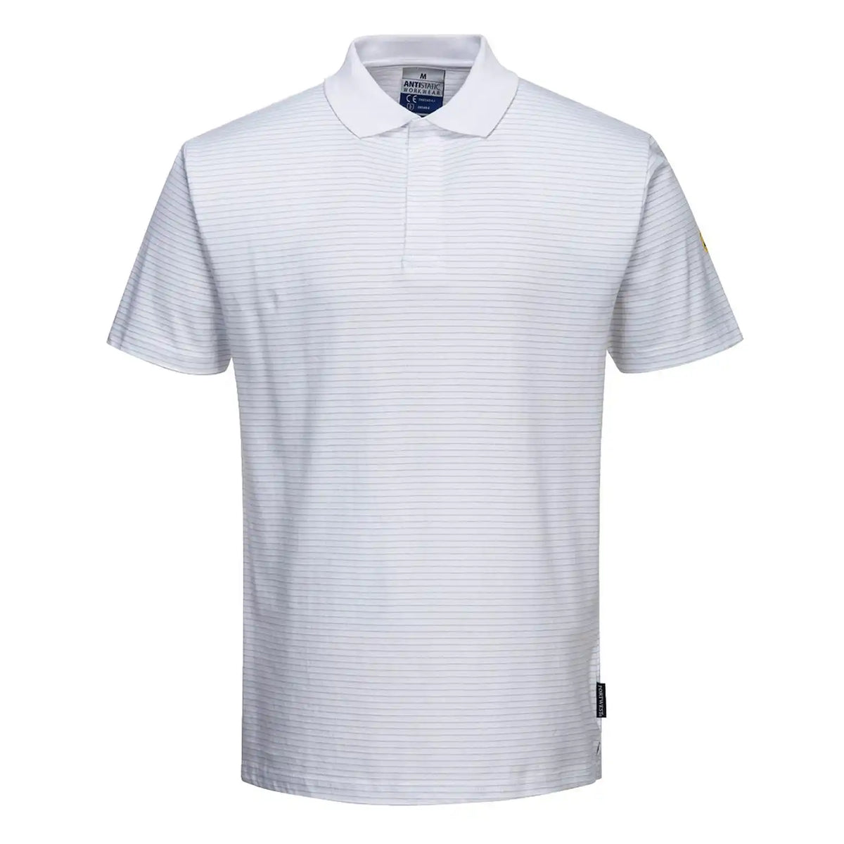 Portwest AS21 ESD Antistatik Polo-Shirt – weiß