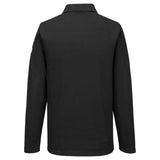 Portwest AS23 ESD Antistatik Poloshirt langarm – schwarz