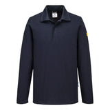 Portwest AS23 ESD Antistatik Poloshirt langarm – marine