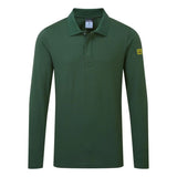 Portwest AS23 ESD Antistatik Poloshirt langarm – waldgrün