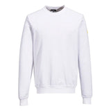 Portwest AS24 ESD Antistatik Sweatshirt – weiß