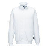 Portwest AS25 ESD Antistatik Zip-Sweatshirt – weiß