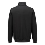 Portwest AS25 ESD Antistatik Zip-Sweatshirt – schwarz