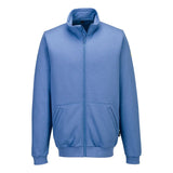 Portwest AS25 ESD Antistatik Zip-Sweatshirt – hellblau