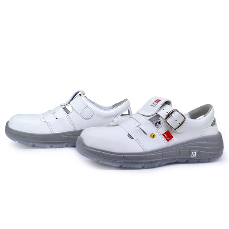 HKS Damen Lady 3 M S1 Sicherheitssandale weiß – weiß