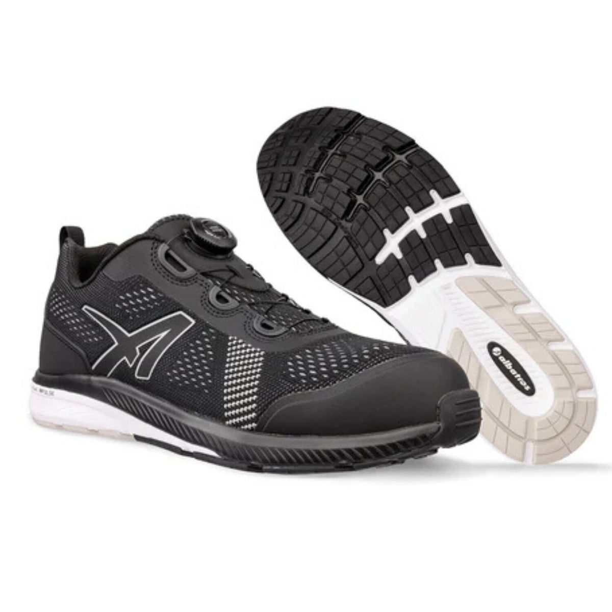 Albatros Voltage QL LOW S1P Halbschuhe schwarz – schwarz