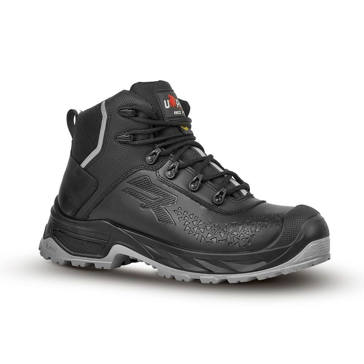 U-Power Stride ESD S3S Sicherheitshochschuhe schwarz – schwarz