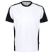 Hakro 590 T-Shirt Contrast Mikralinar Eco – weiß