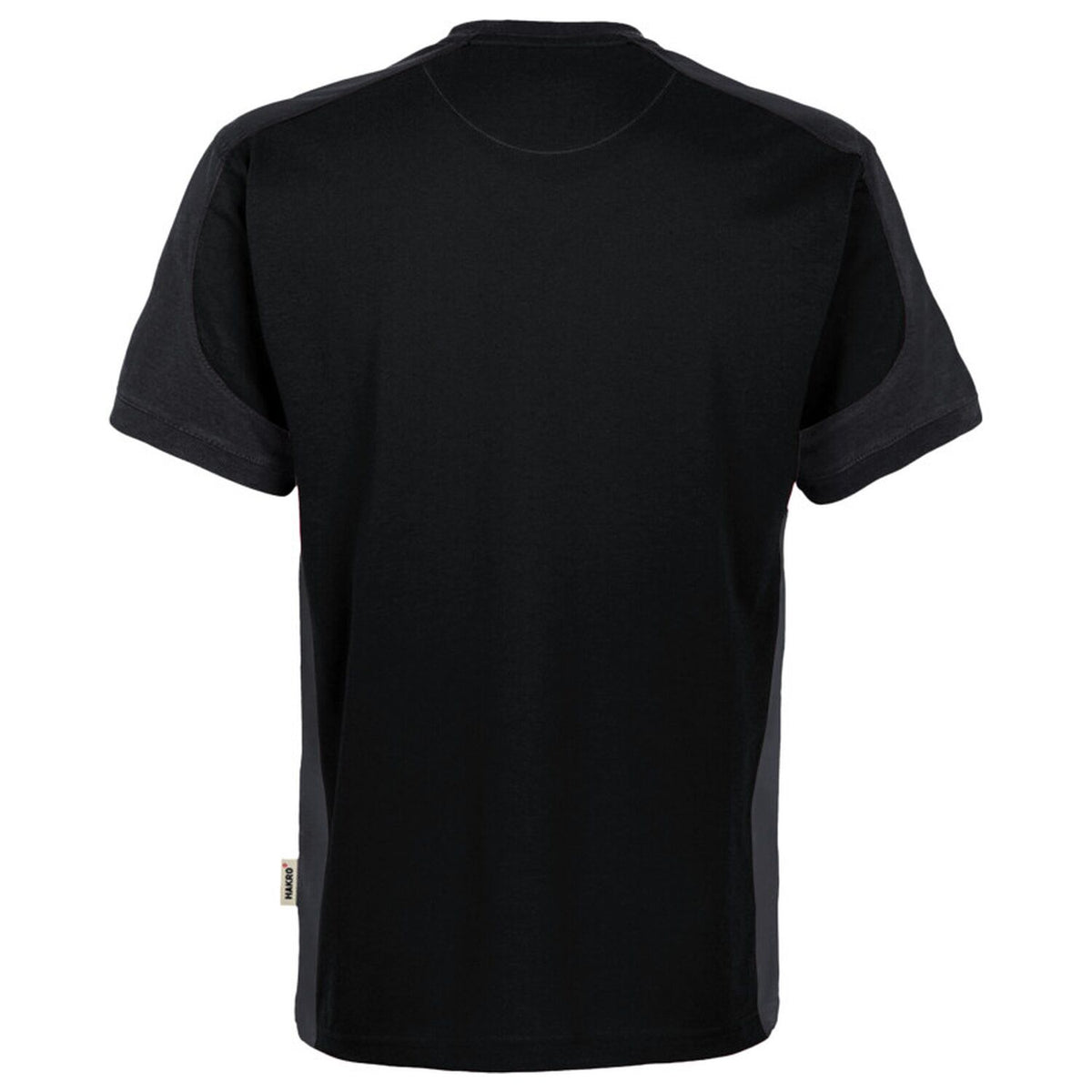 Hakro 590 T-Shirt Contrast Mikralinar Eco – schwarz