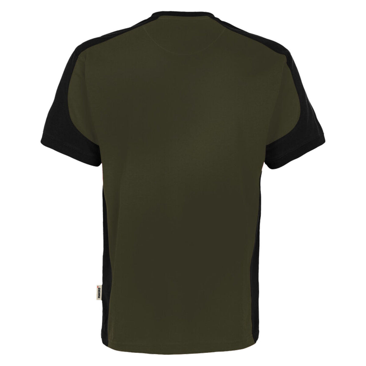 Hakro 590 T-Shirt Contrast Mikralinar Eco – olive