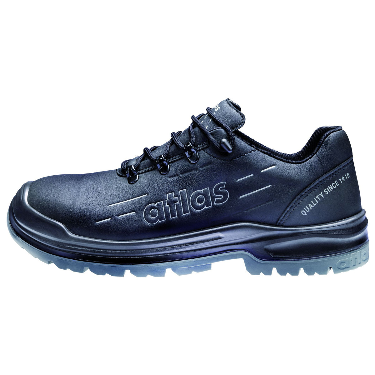 Atlas MAX 100 PRO S3S Sicherheitshalbschuh schwarz – schwarz
