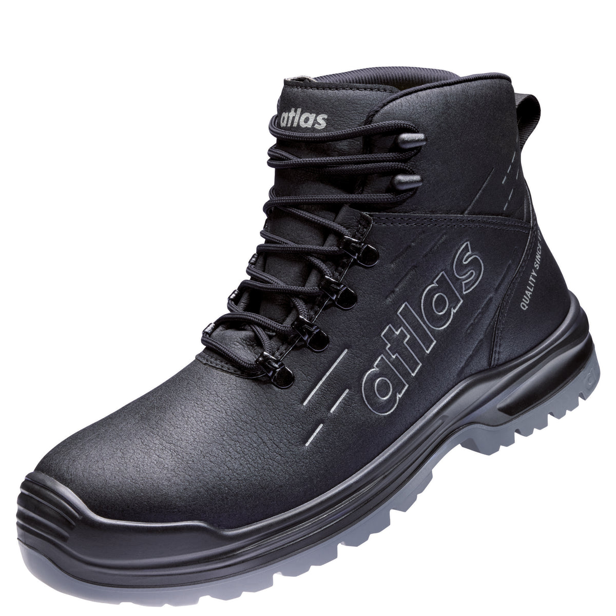 Atlas MAX 500 PRO S3S Sicherheitshochschuh schwarz – schwarz