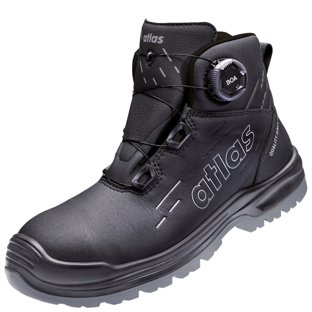 Atlas MAX 550 PRO BOA S3S Sicherheitshochschuh schwarz – schwarz