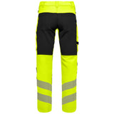 Engel 2345-124 Warnschutz Stretch Arbeitshose – gelb/schwarz