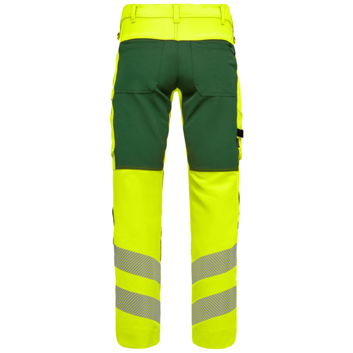 Engel 2345-124 Warnschutz Stretch Arbeitshose – gelb/grün