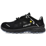 HKS ESD AirLite S1P Sicherheitshalbschuhe schwarz – schwarz