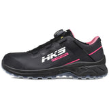 HKS Damen AirGuard BlackBOA S3 Sicherheitshalbschuh pink – schwarz