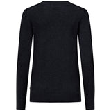 Hakro Damen 135 Pullover Premium-Baumwolle – schwarz