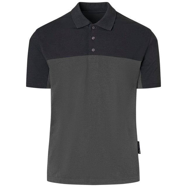 Kübler 5221 Poloshirt – dunkelgrau/schwarz