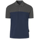 Kübler 5221 Poloshirt – blau/grau