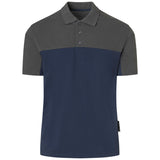 Kübler 5221 Poloshirt – blau/grau