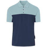 Kübler 5221 Poloshirt – dunkelblau/hellblau