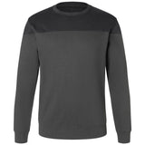 Kübler 5222 Sweatshirt – dunkelgrau/schwarz