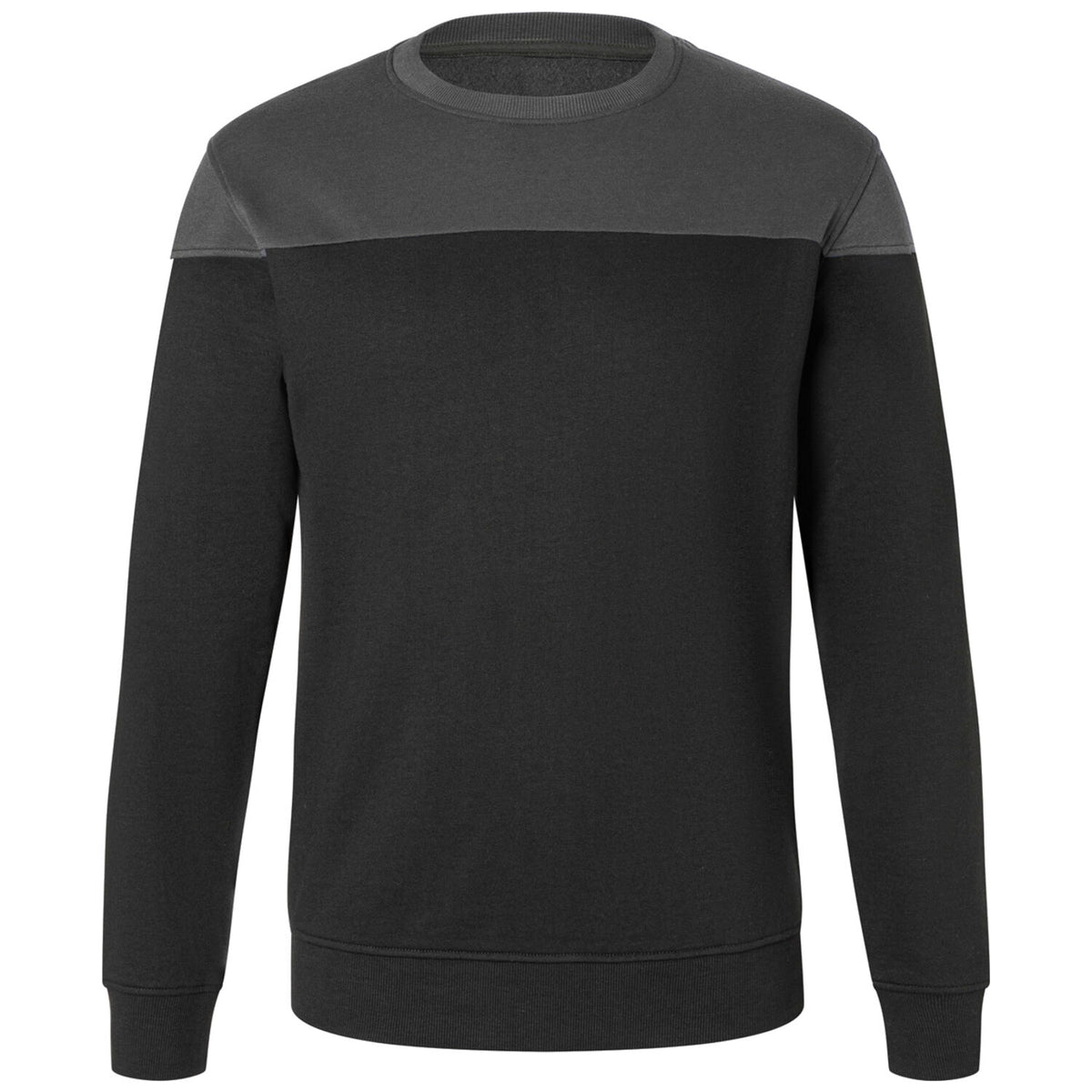 Kübler 5222 Sweatshirt – schwarz/dunkelgrau