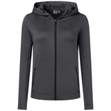 Hakro Damen 273 Kapuzen-Tecjacke ECO – karbongrau