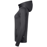 Hakro Damen 273 Kapuzen-Tecjacke ECO – karbongrau