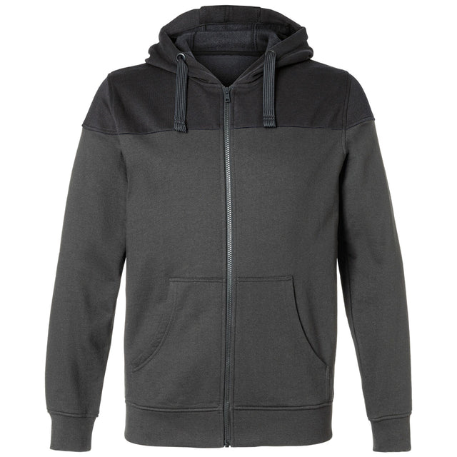 Kübler 5223 Sweatjacke – dunkelgrau/schwarz