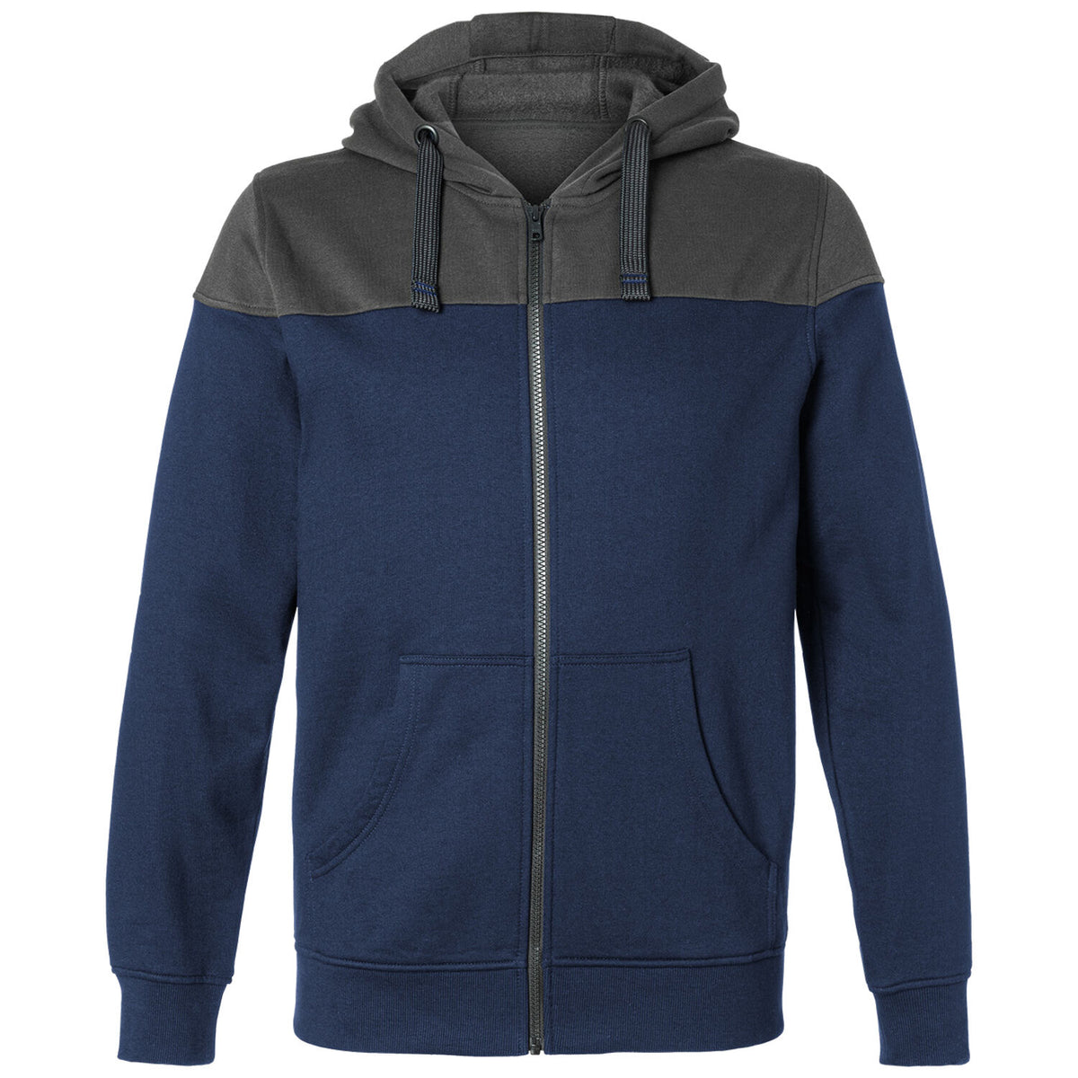 Kübler 5223 Sweatjacke – blau/grau