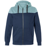 Kübler 5223 Sweatjacke – dunkelblau/hellblau