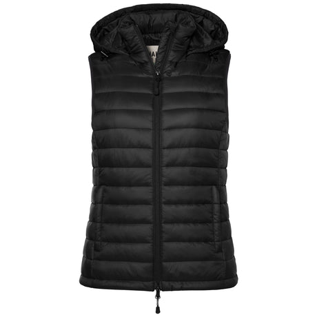 Hakro Damen 297 Kapuzen-Loftweste – schwarz