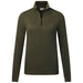 Hakro Damen 335 Langarm-Zip-Shirt Mikralinar – olive