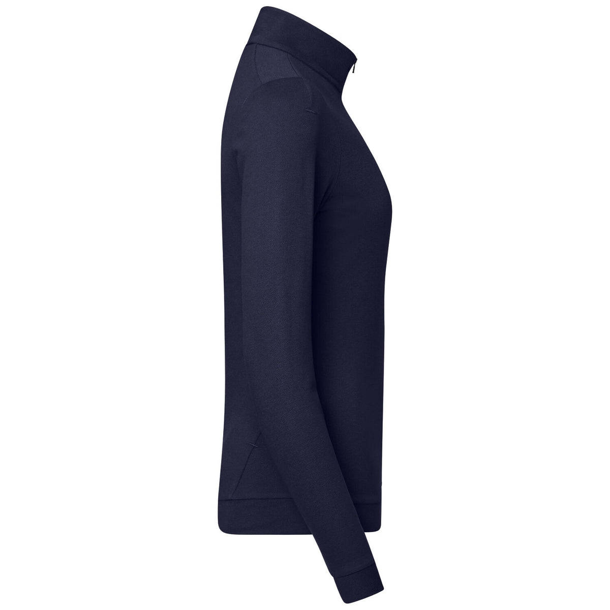 Hakro Damen 335 Langarm-Zip-Shirt Mikralinar – tinte