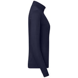 Hakro Damen 335 Langarm-Zip-Shirt Mikralinar – tinte
