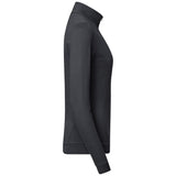 Hakro Damen 335 Langarm-Zip-Shirt Mikralinar – karbongrau